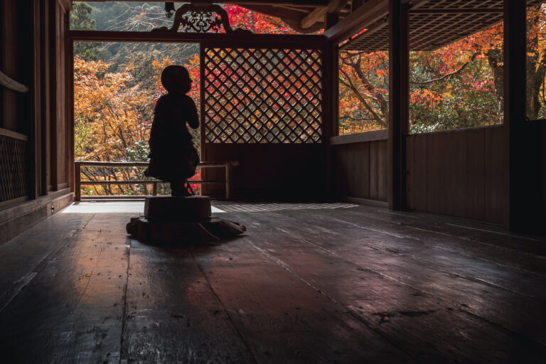 高山寺の紅葉　石水院